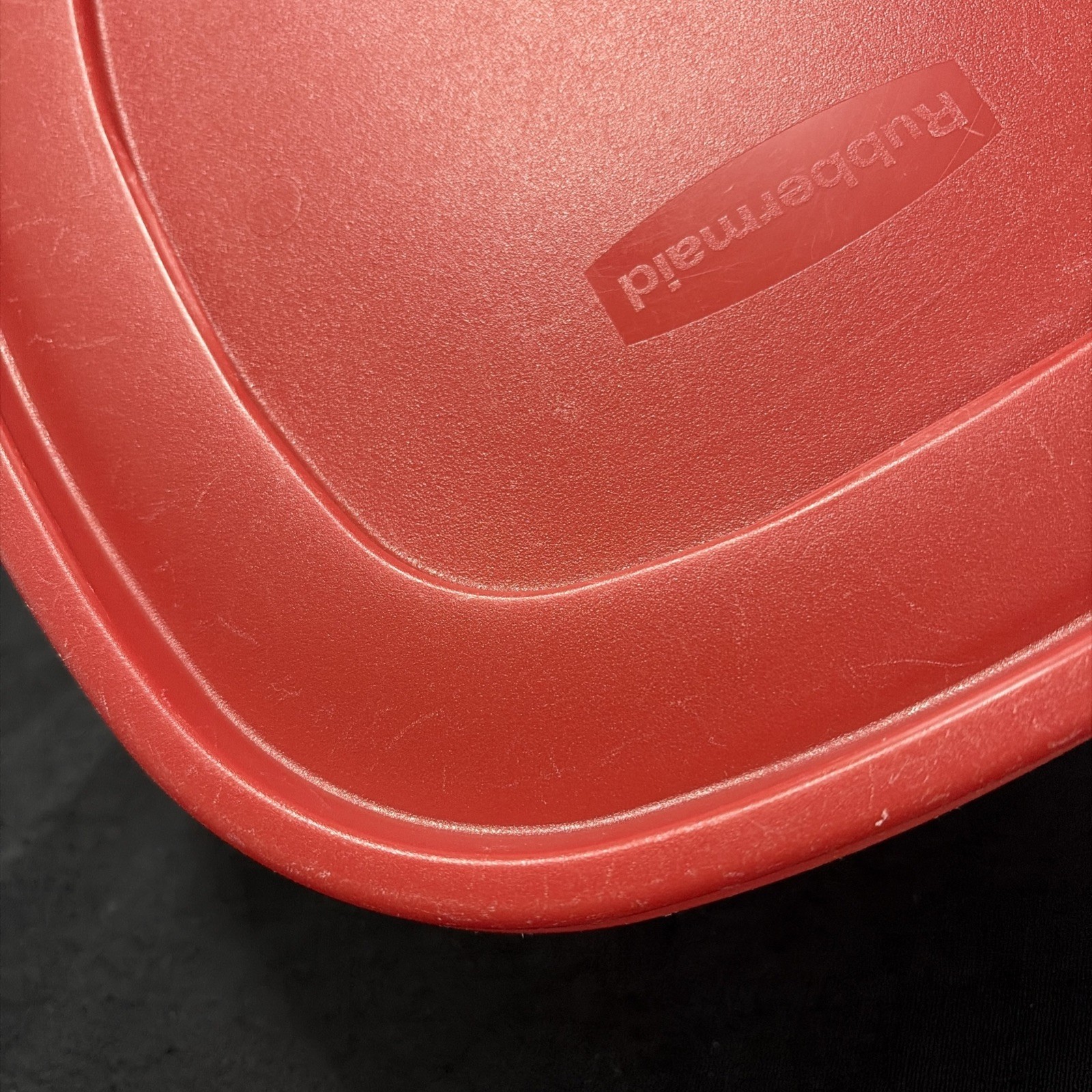 Vintage Rubbermaid Servin Saver Divided Portion Storage Container Red *Lid Only*