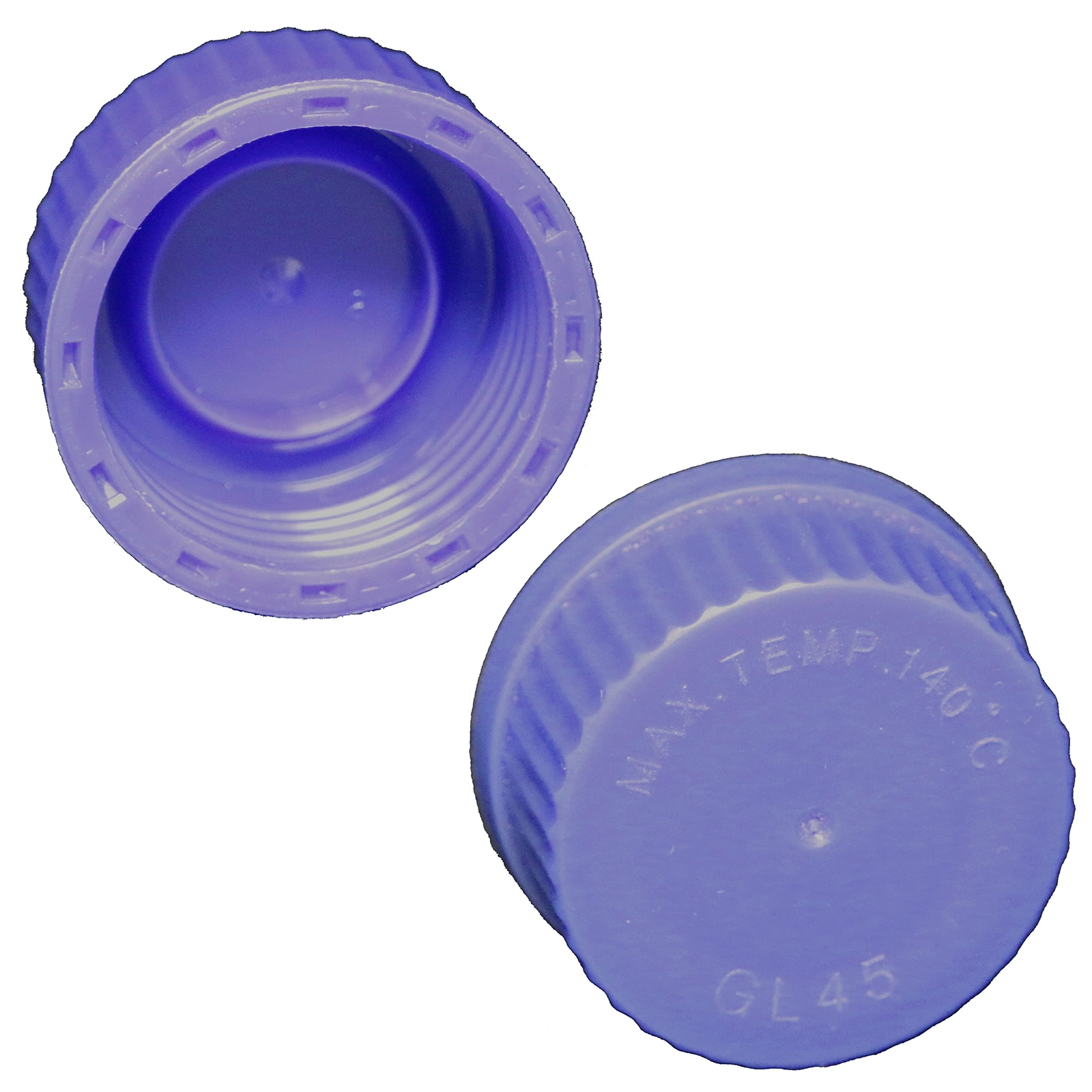 100ml Glass Media Storage Bottles with Screw Cap Borosilicate Pack of 2