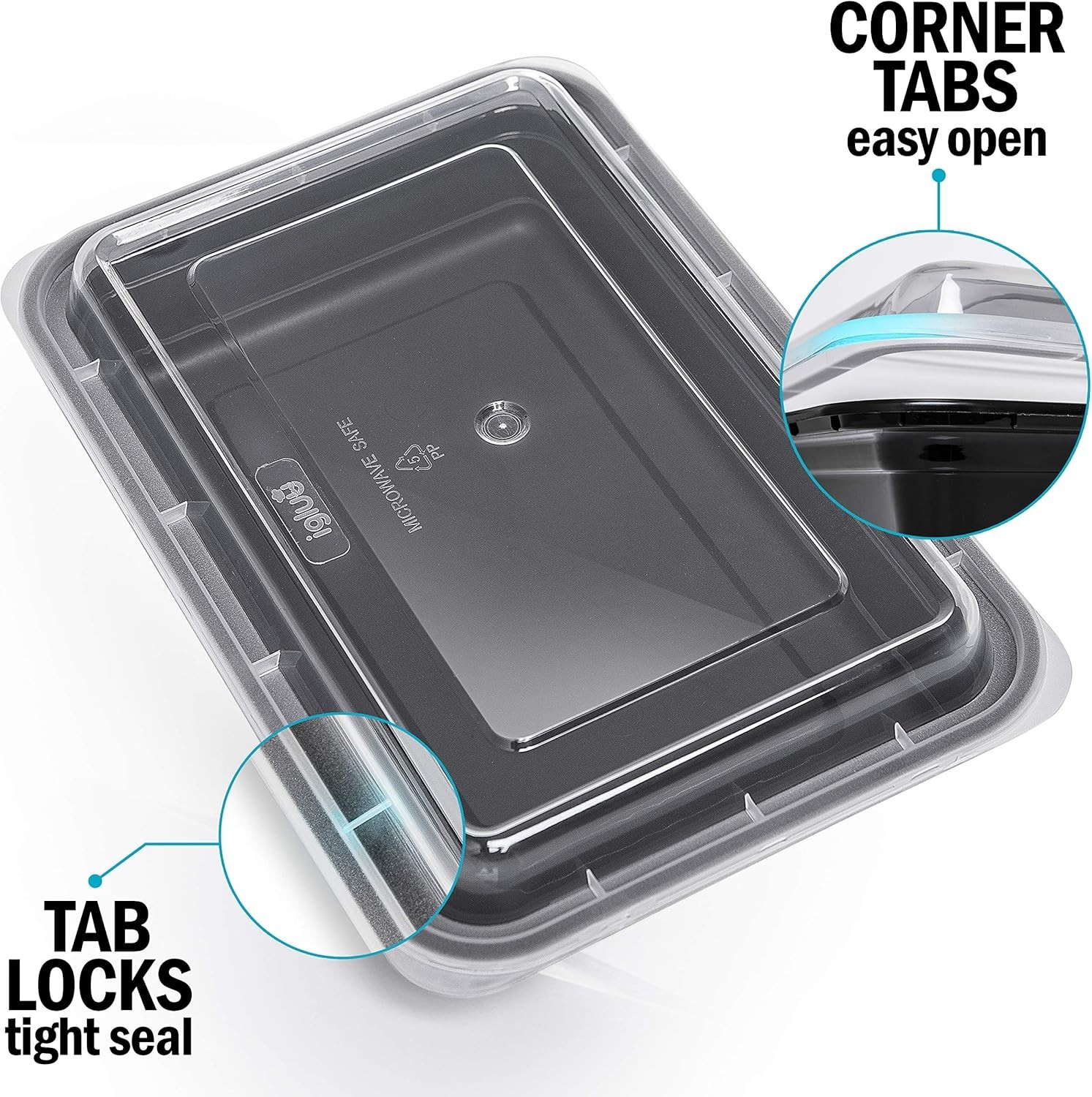 Stackable BPA-Free Food Storage Containers – Perfect for Meal Prep & Leftovers