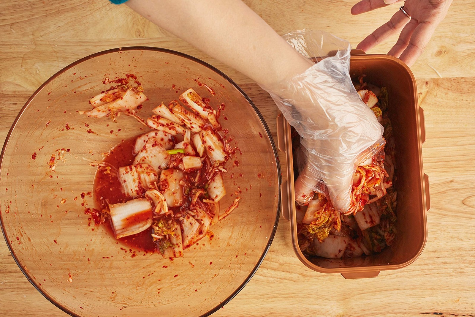Authentic Kimchi Container 0.9 Gal (3.4L) 2 PACK