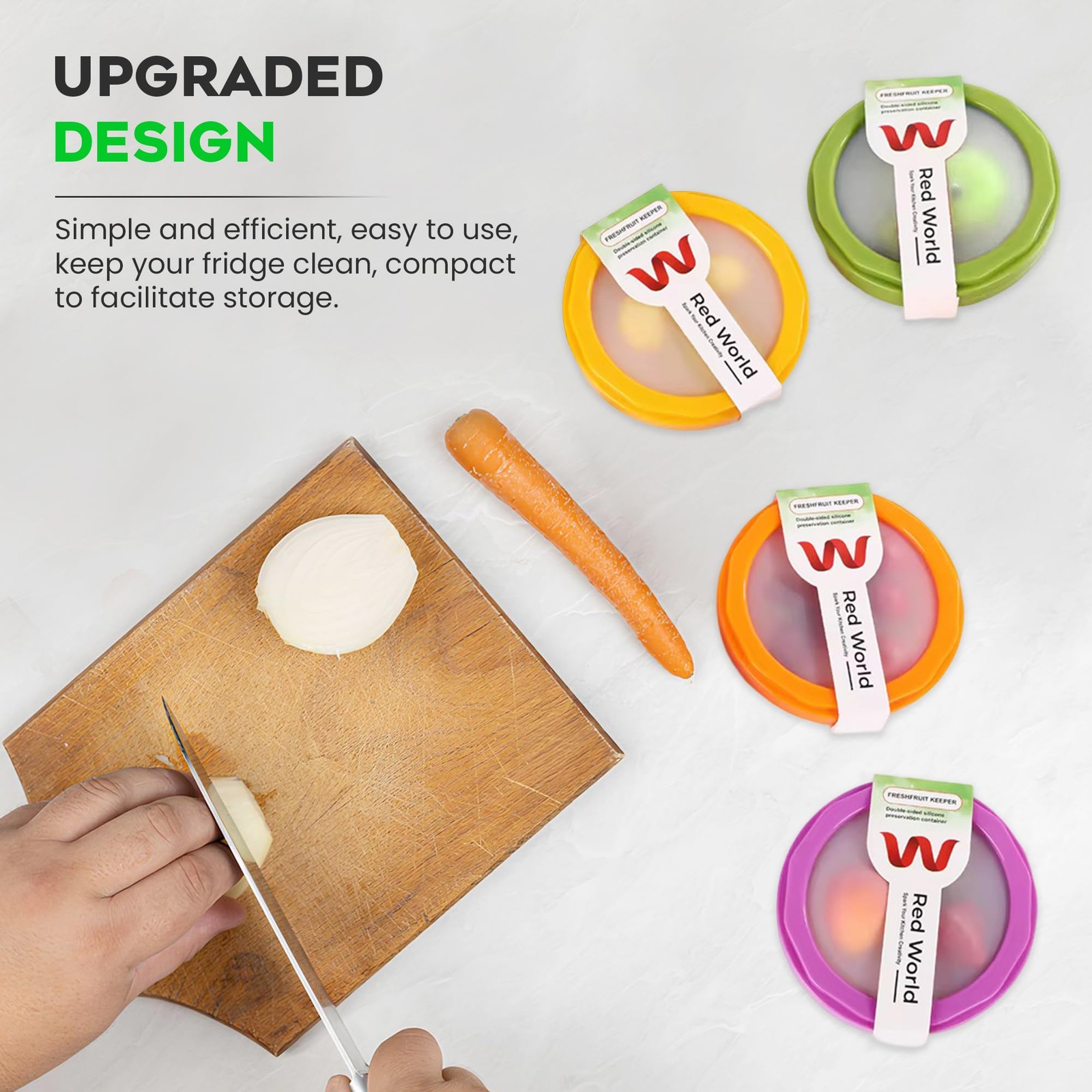 Avocado Saver and Onion Small (5 inches x 5 inches), Type B / 4 Colors