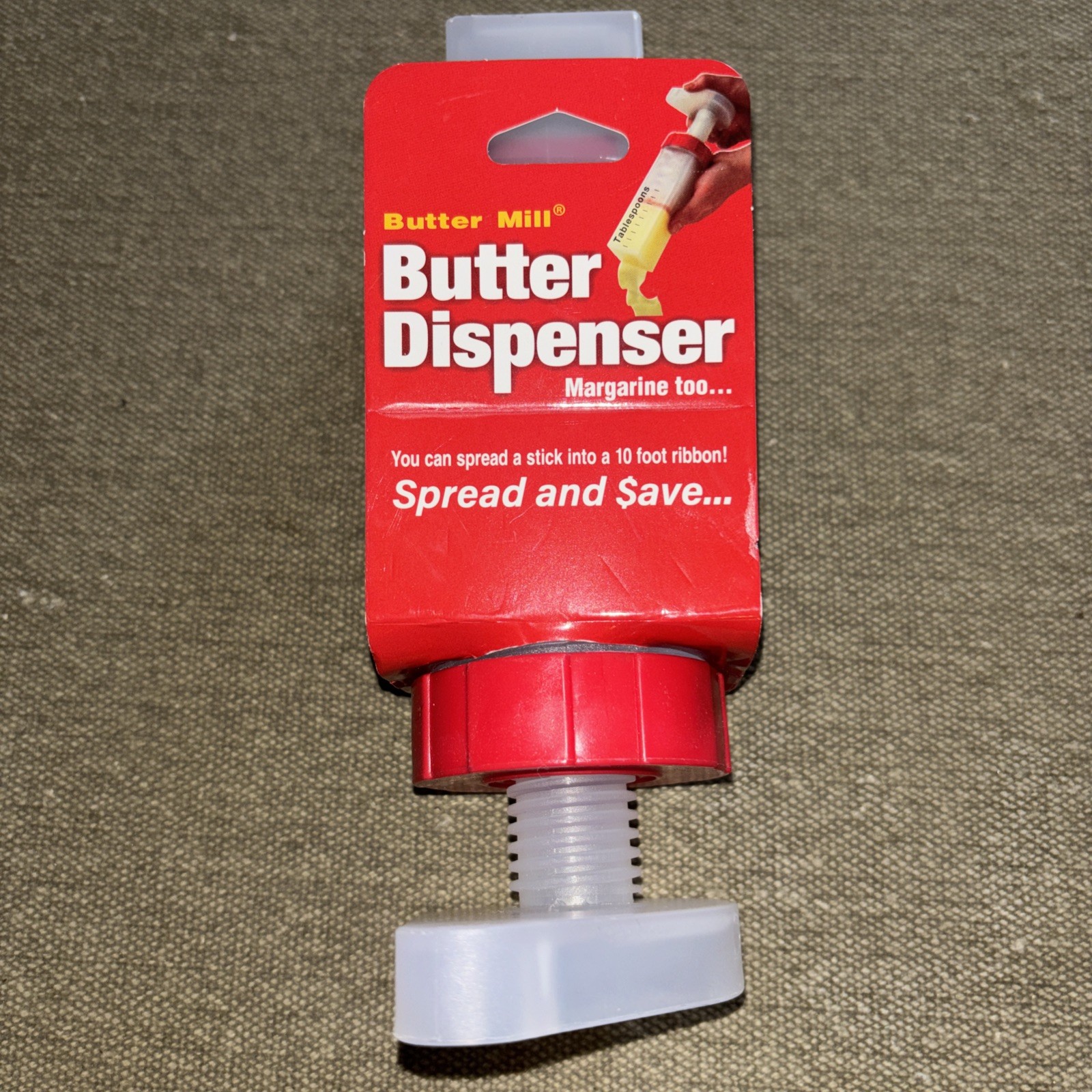 New Butter Mill Butter & Margarine Dispenser Dishwasher Safe, Make 10 ft. Ribbon