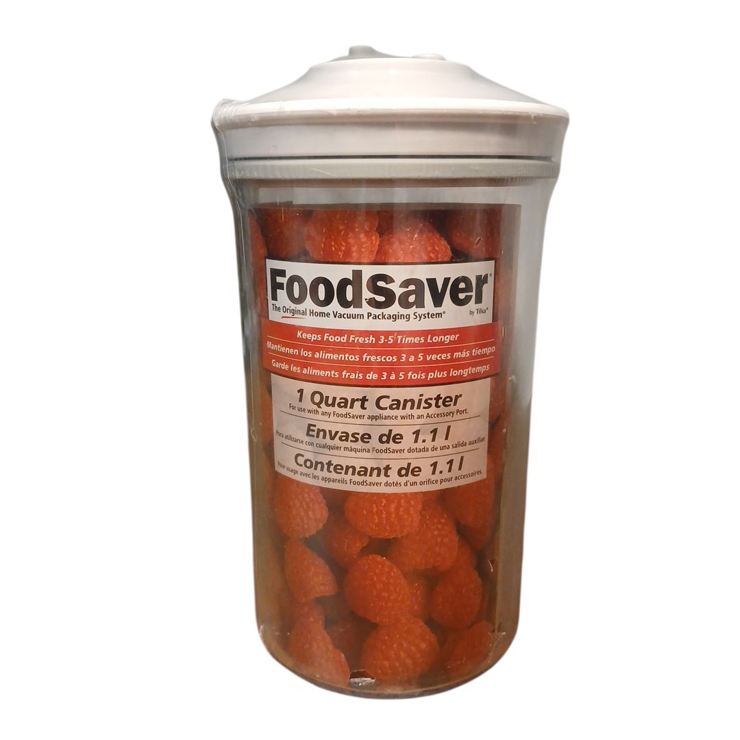 FoodSaver Vacuum Packaging System NEW 1 Quart Canister Keeps Food Fresh Longer
