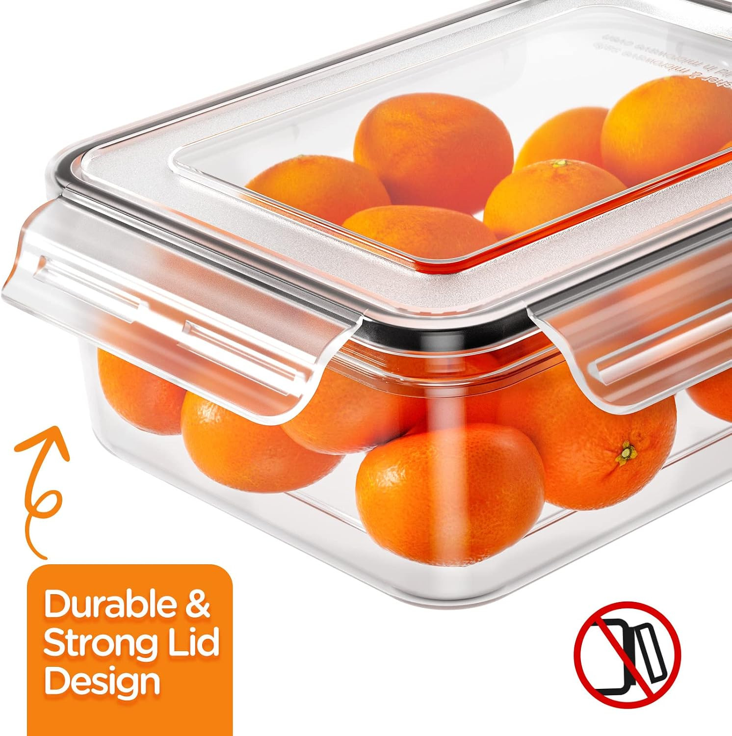 HOMETALL 40 PCS Food Storage Containers with Lids Airtight, 100% Leakproof Plast