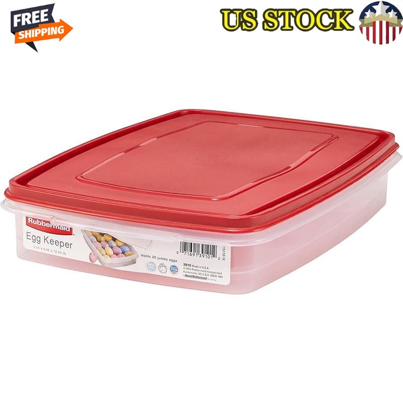 Egg Storage Container Holds 20 Jumbo Eggs Perfect Home Picnics Dishwasher Safe
