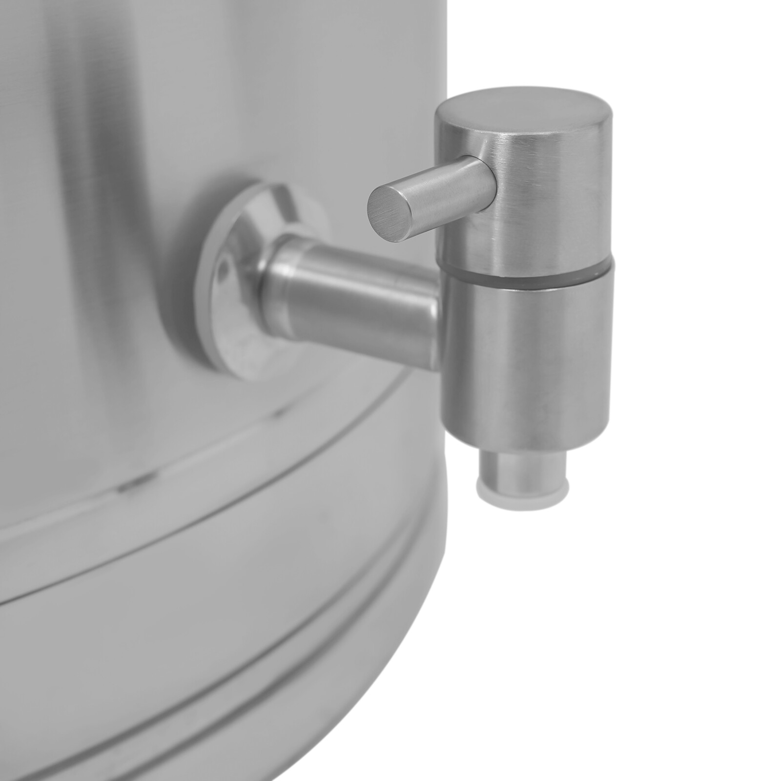 64L Stainless Steel Oil Liquid Drum Dispenser Milk Container With Faucet