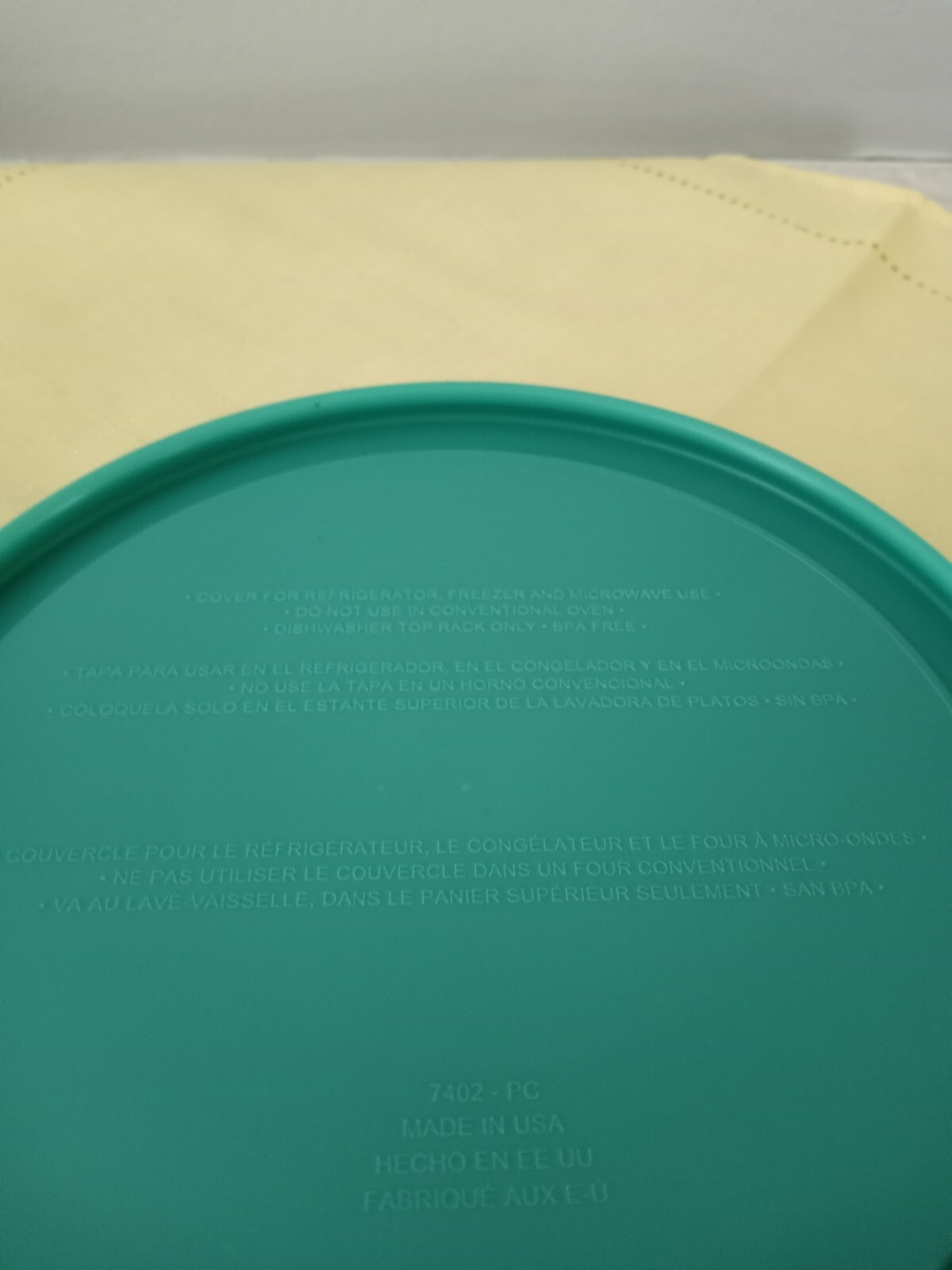 Replacement Lid for Pyrex 1 1/2 qt mixing Bowl 7402-PC Green (1-Pack) new
