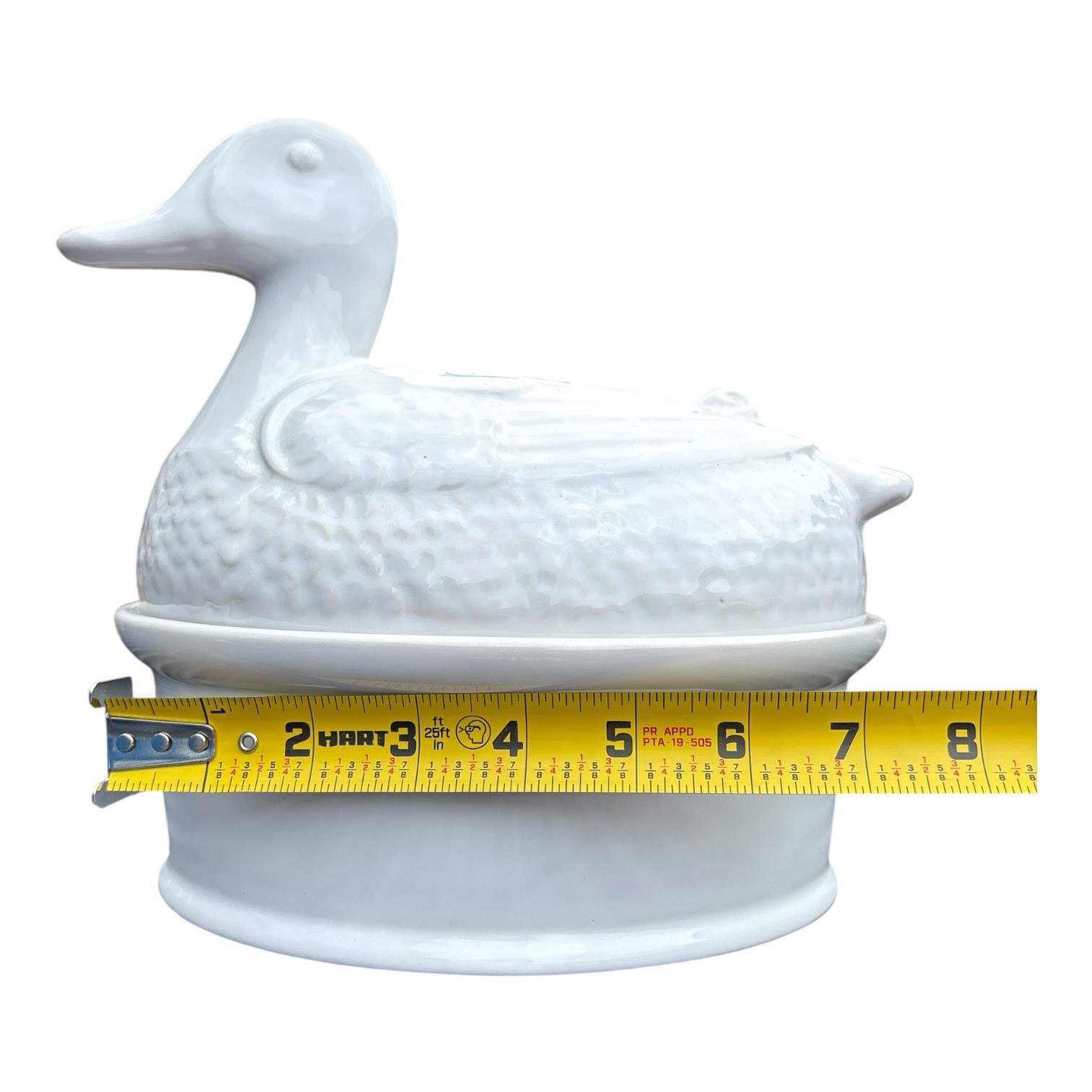 Kitchen Duck Covered Serving Dish Kitchen Storage With Lid Cottage Core Decor 8″