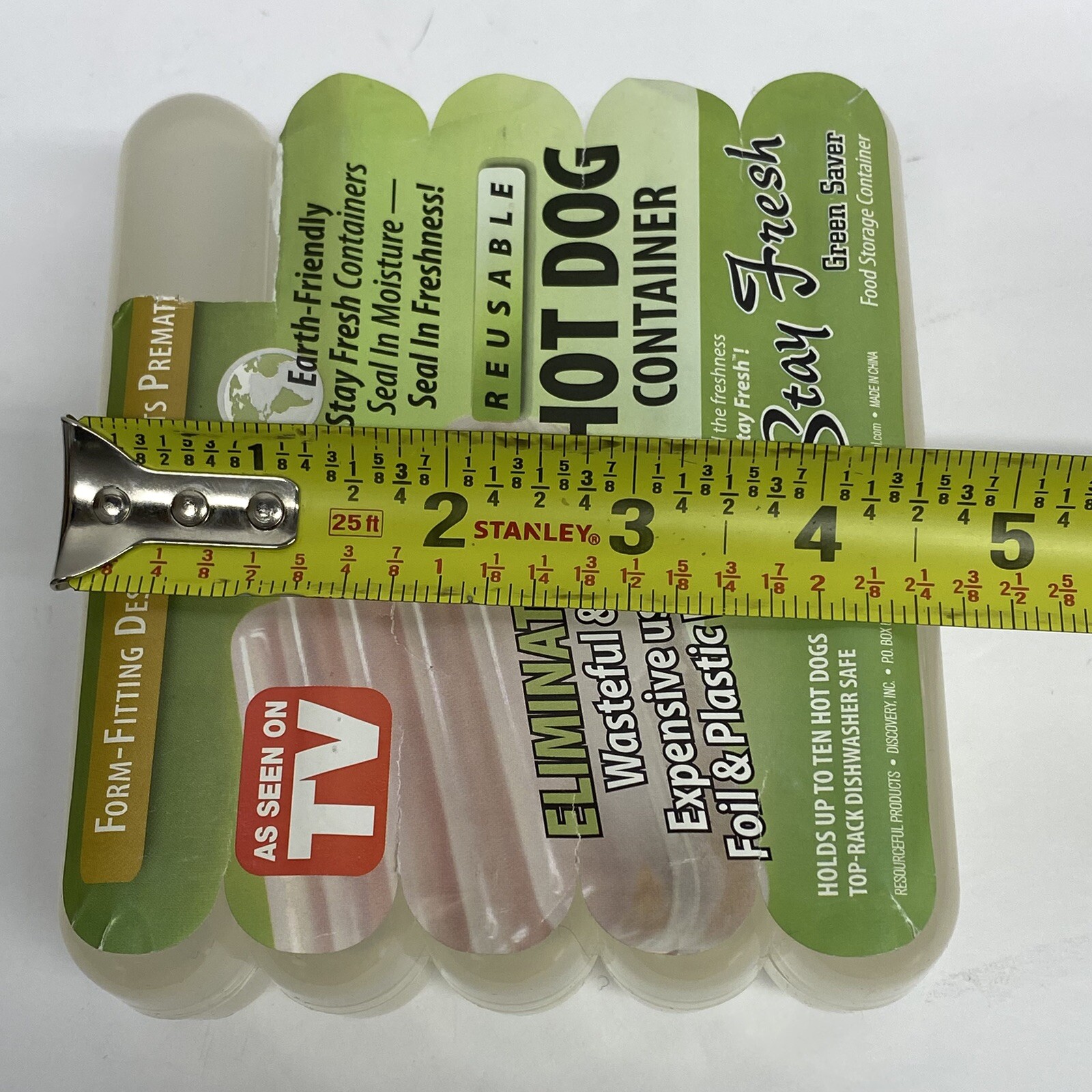 Hot Dog Storage Box Refrigerator Food Container Reusable