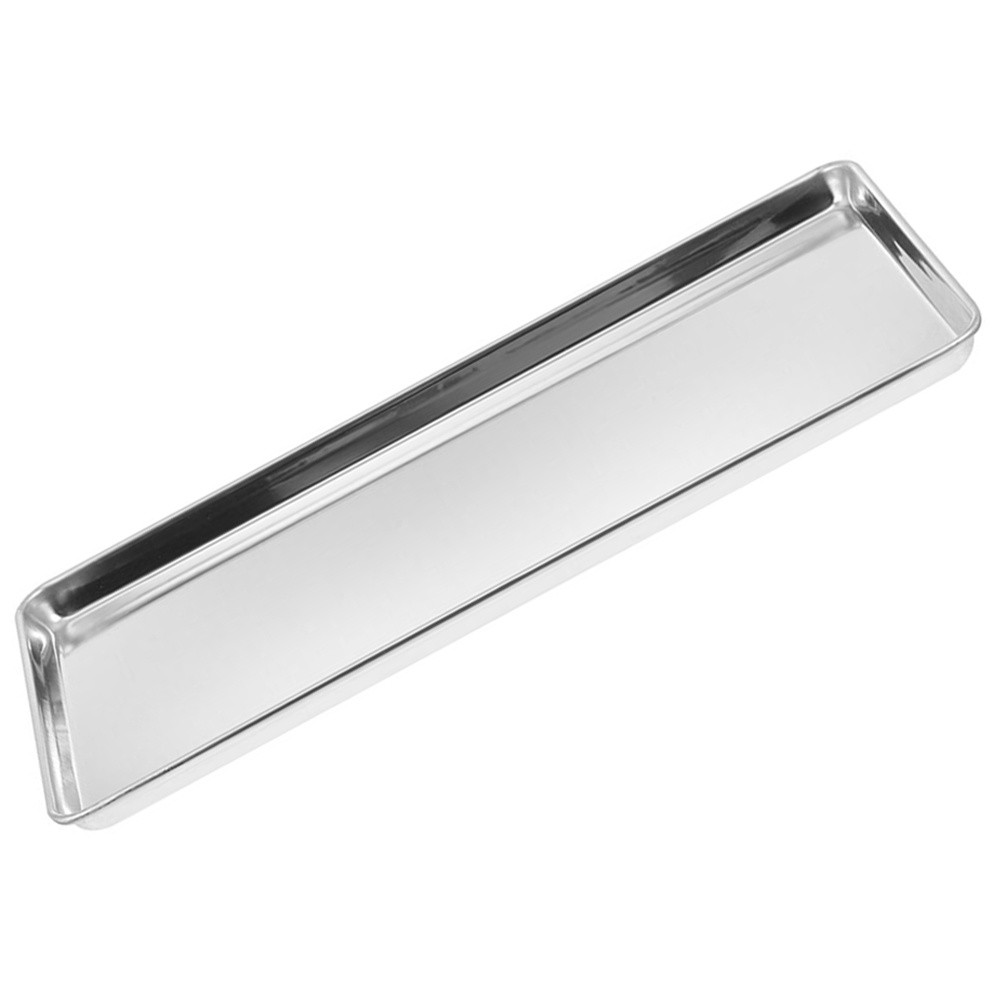Stainless Steel Plate Noodle Roll Dish Rice Banquet Small Pan Food Service Tray
