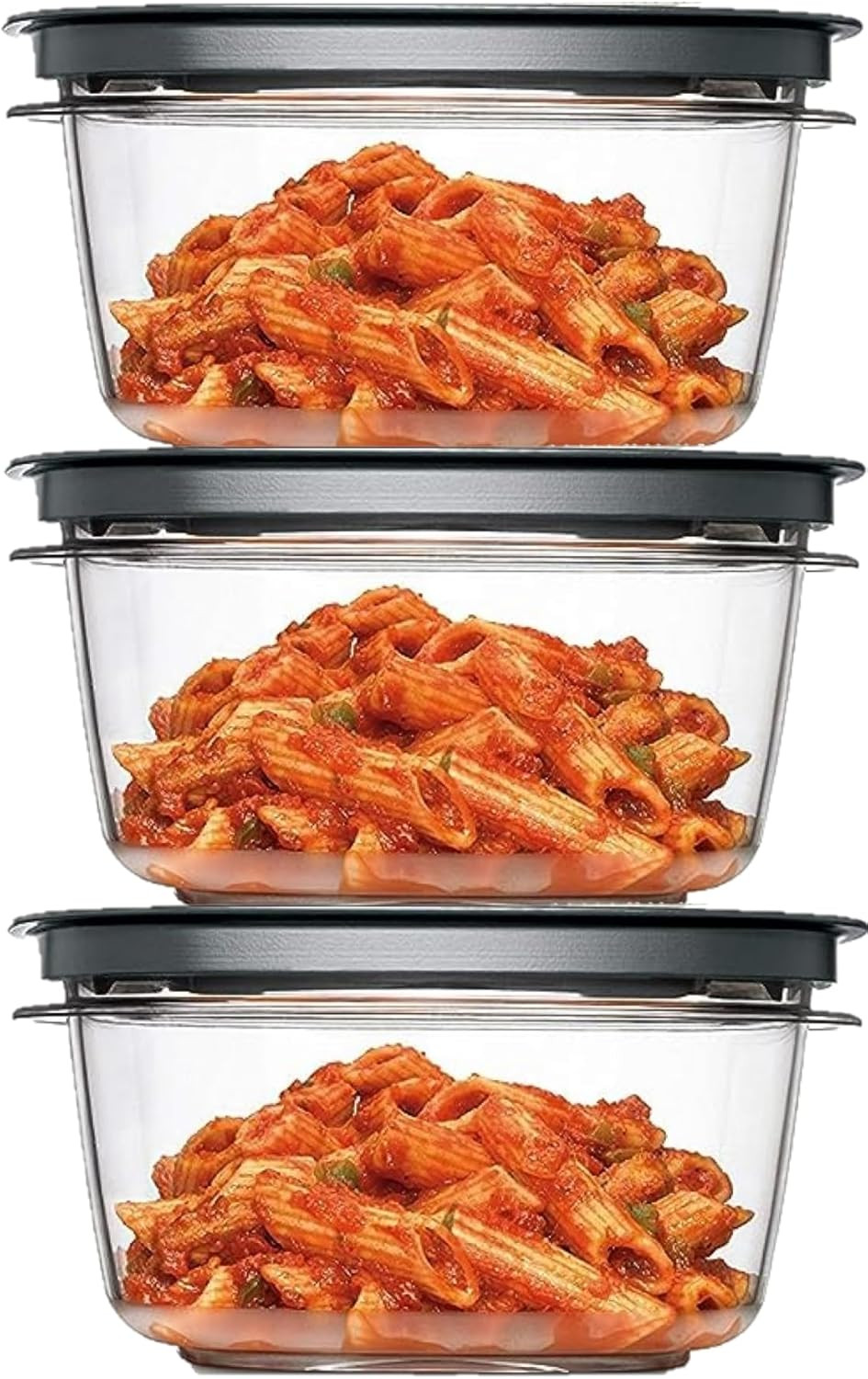 Rubber Maid Premier, 5 Cup Premier Flex & Seal Food Storage Set, 3 Tritan Con…
