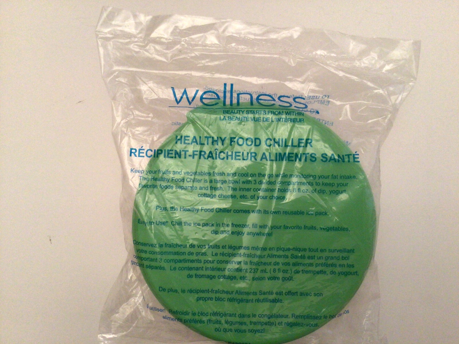 Wellness Healthy Food Chiller with reuseable ice pack new, unopened