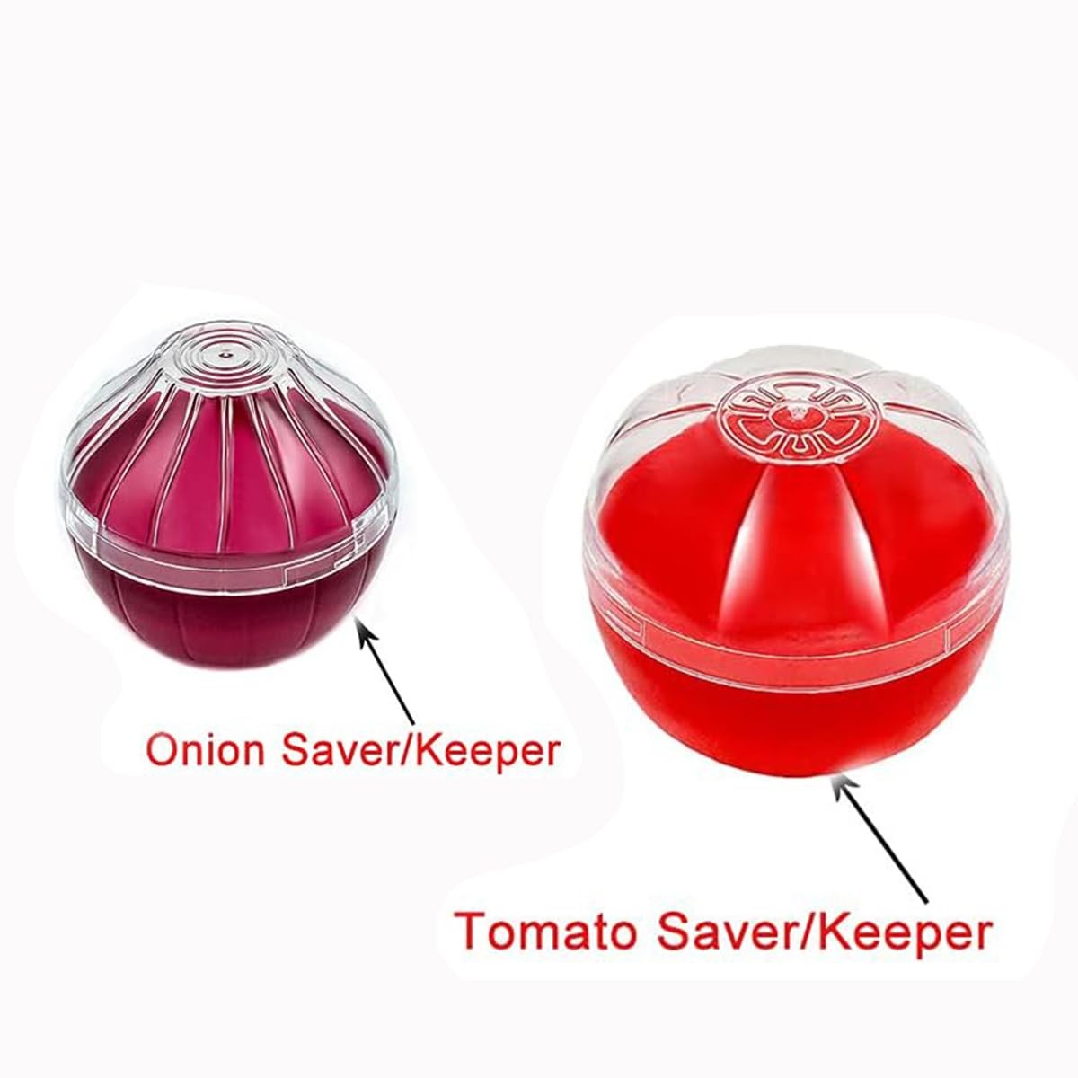 Onion Tomato Keeper Saver Storage Containers, 4.2 x 2.5 inches,
