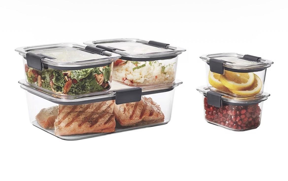 Set Of 5, Food Storage Containers (10 Piece)