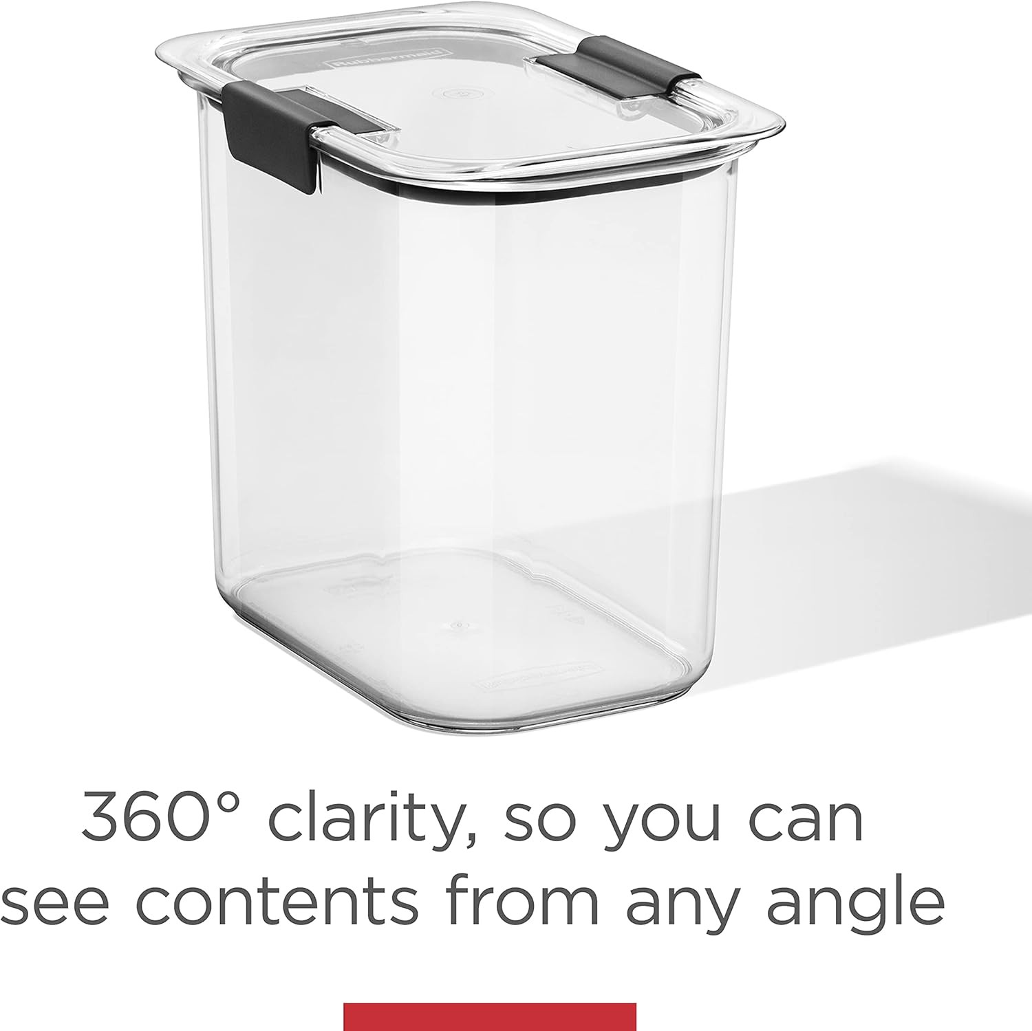Rubbermaid Brilliance 7.8 Cup Airtight Food Storage Container BPA Free Clear
