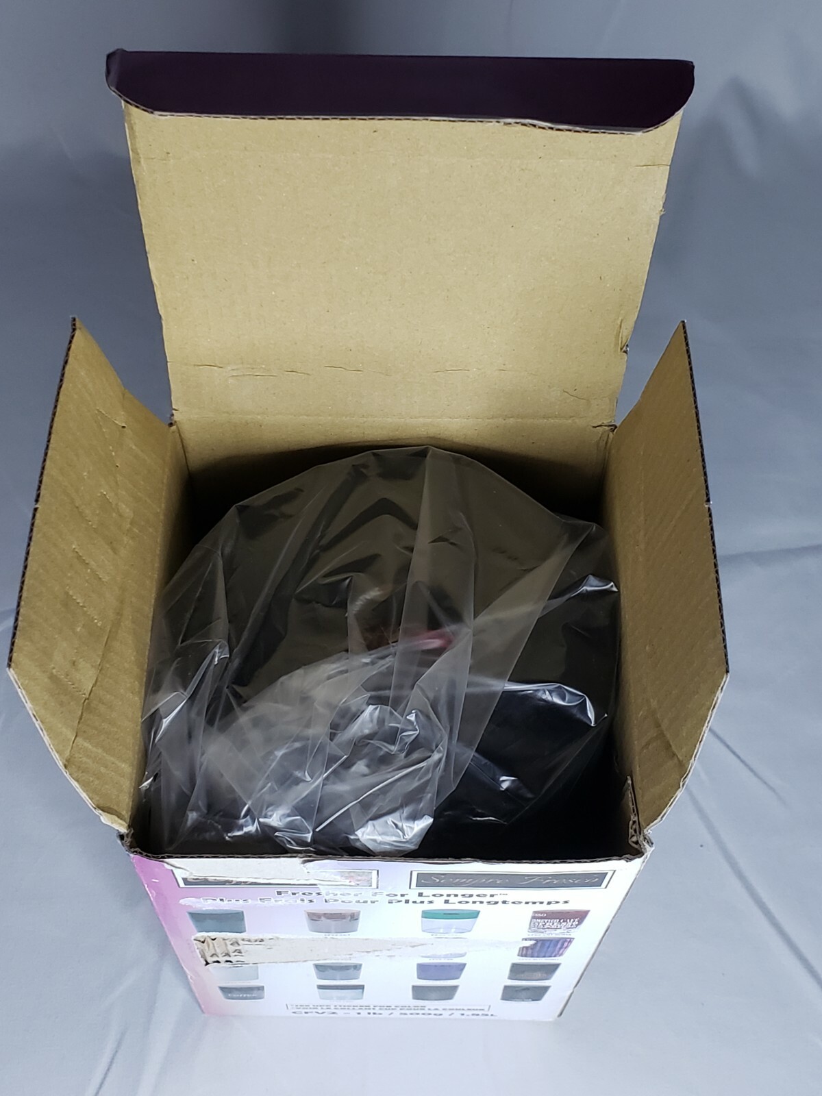 CoffeeVac 1 Pound 1.85L Vacuum Sealed Storage Container, Clear Body/Black Cap