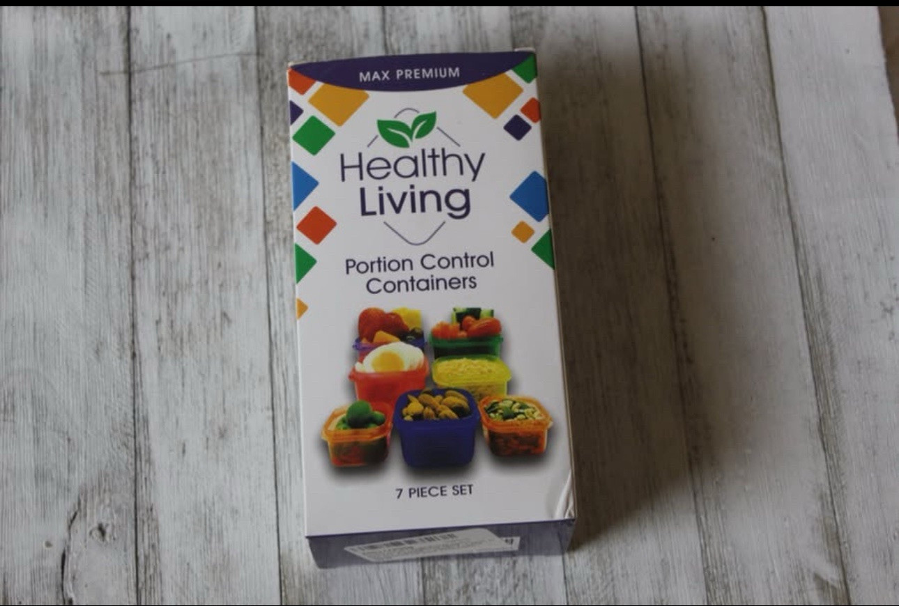 Healthy Living 7 Pc Food Portion Control Containers