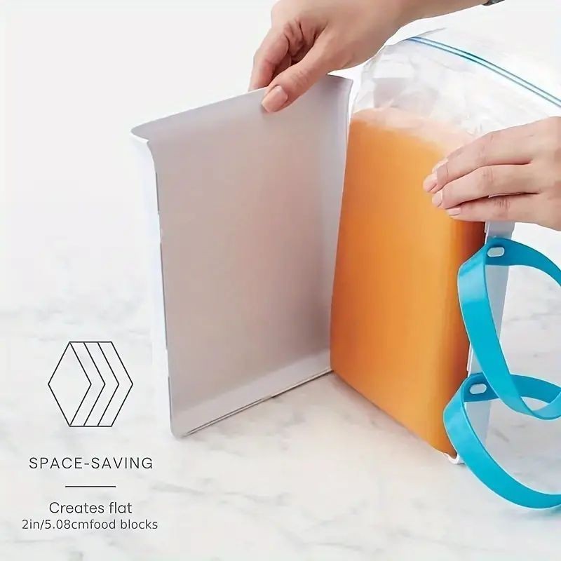 Food Storage Bags Containers for Freezing Leftovers and Soup Meal Prep