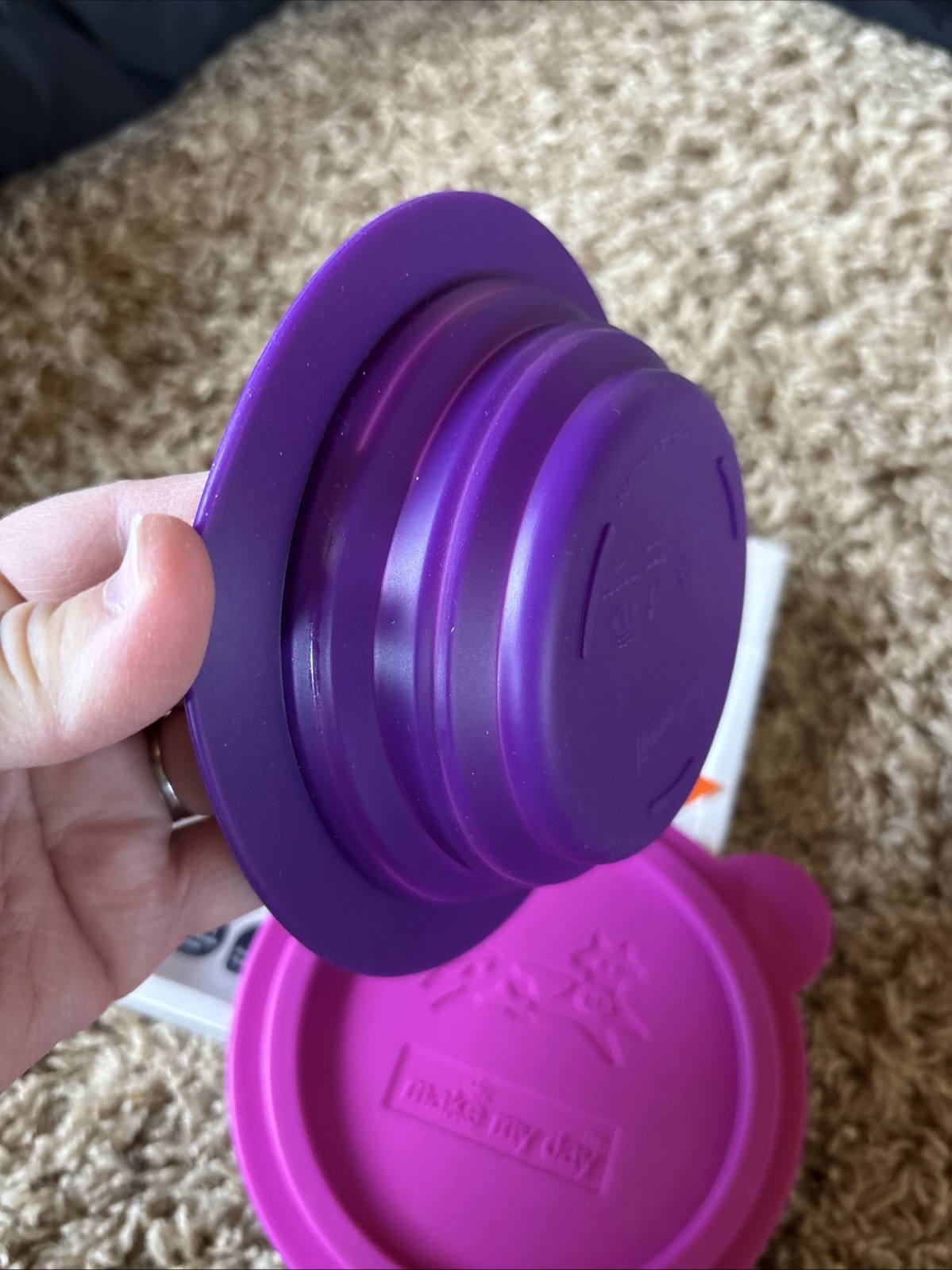 Make My Day Silicone Collapsible Container 1.5 Cup