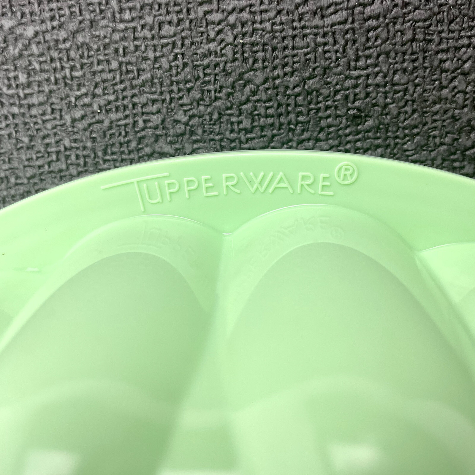 Tupperware Jello Mold Item #1202.2 3 Piece Mint Green Jello Mold Set