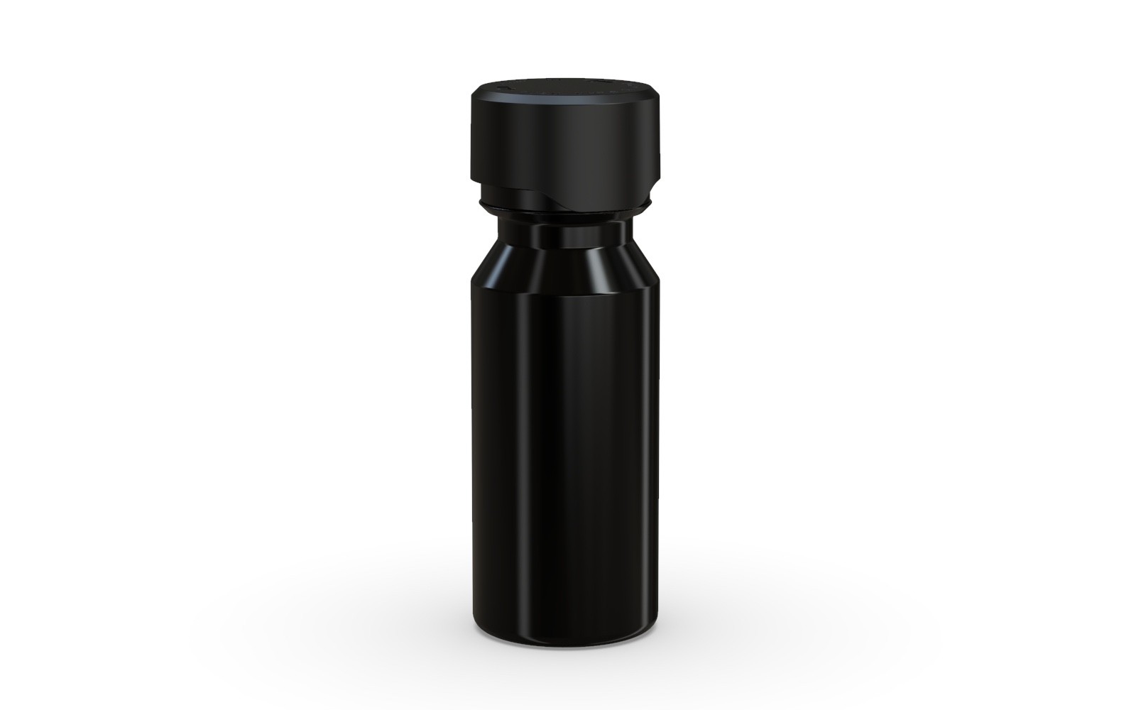 CHUBBY GORILLA 60ML STUBBY AVIATOR SHOT BOTTLES (5pack) BLACK BOTTLE/BLACK LID