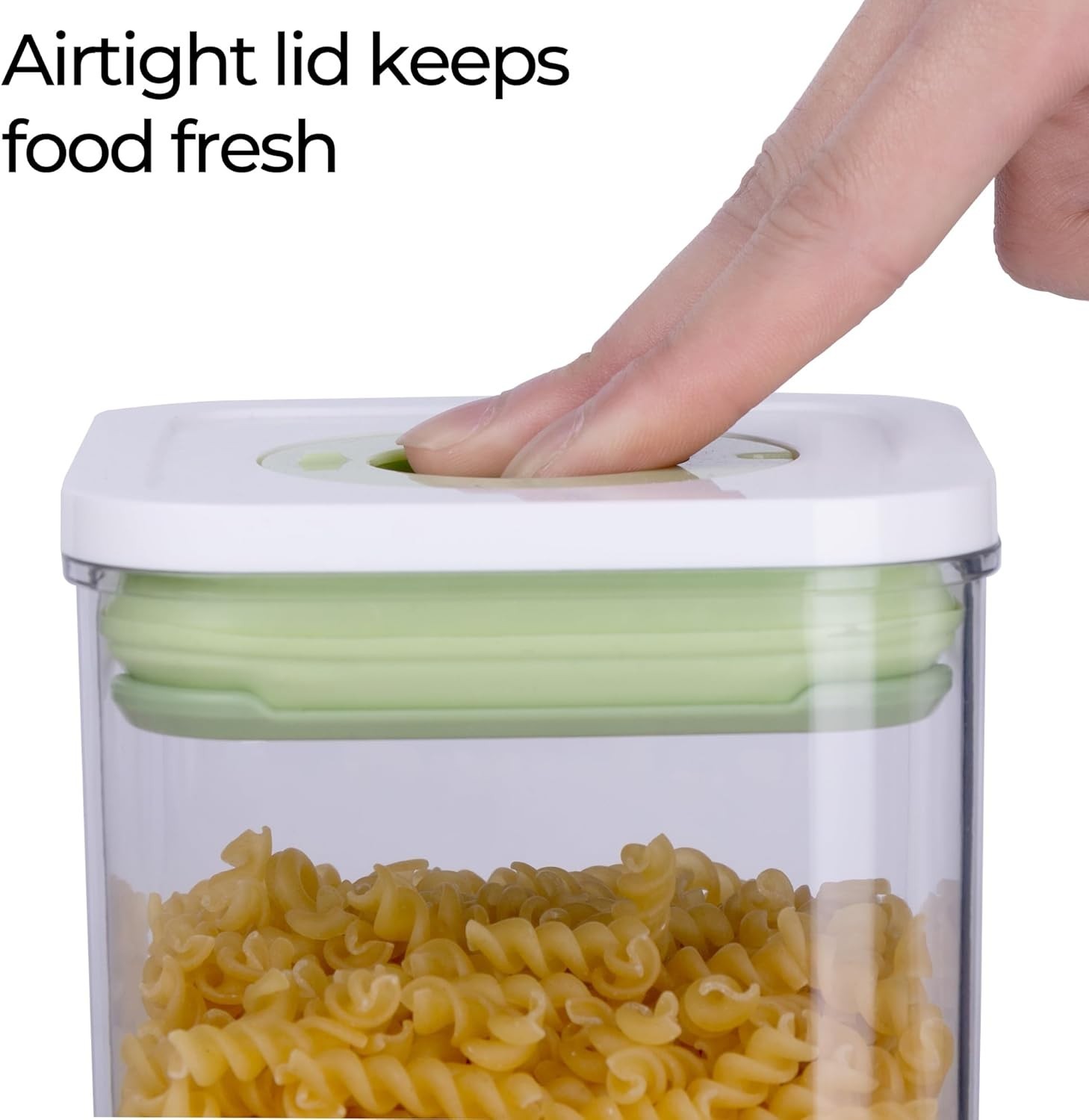 Stackable and Airtight Kitchen Storage Containers – Set of 7 with Date Tracker