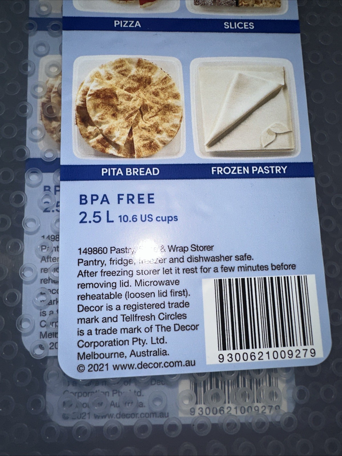 3 – Decor Pastry Storage 2.5L Plastic Containers NWT Set of 3