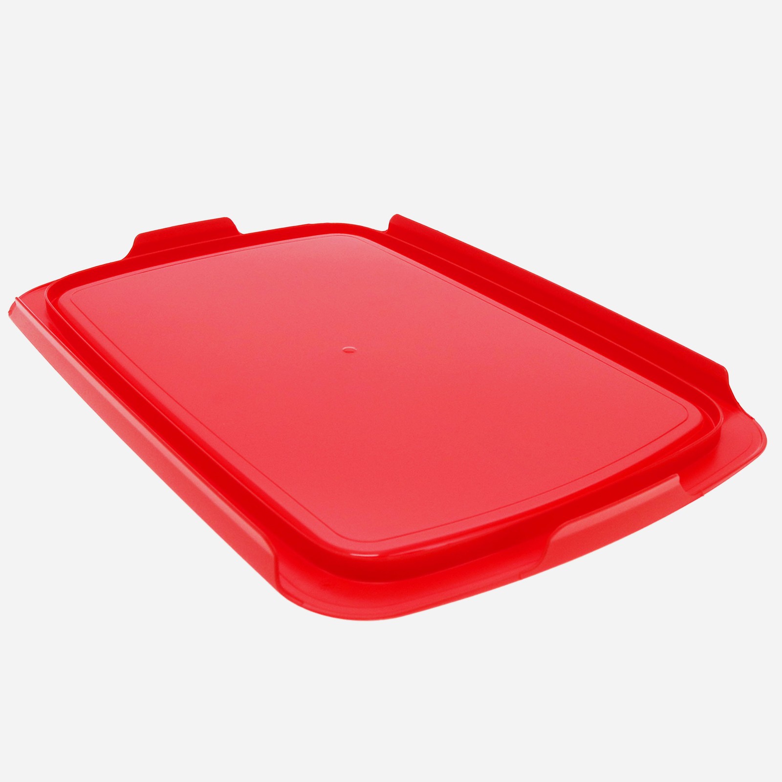 Pyrex C-233-PC Red 3qt Easy Grab Food Storage Replacement Lid (4-Pack)