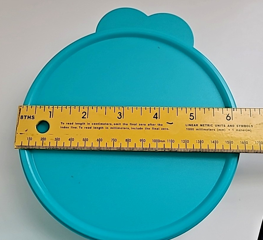 Tupperware Bowls Set of Two 500ml Containers w/Seals Aqua #6403B-3