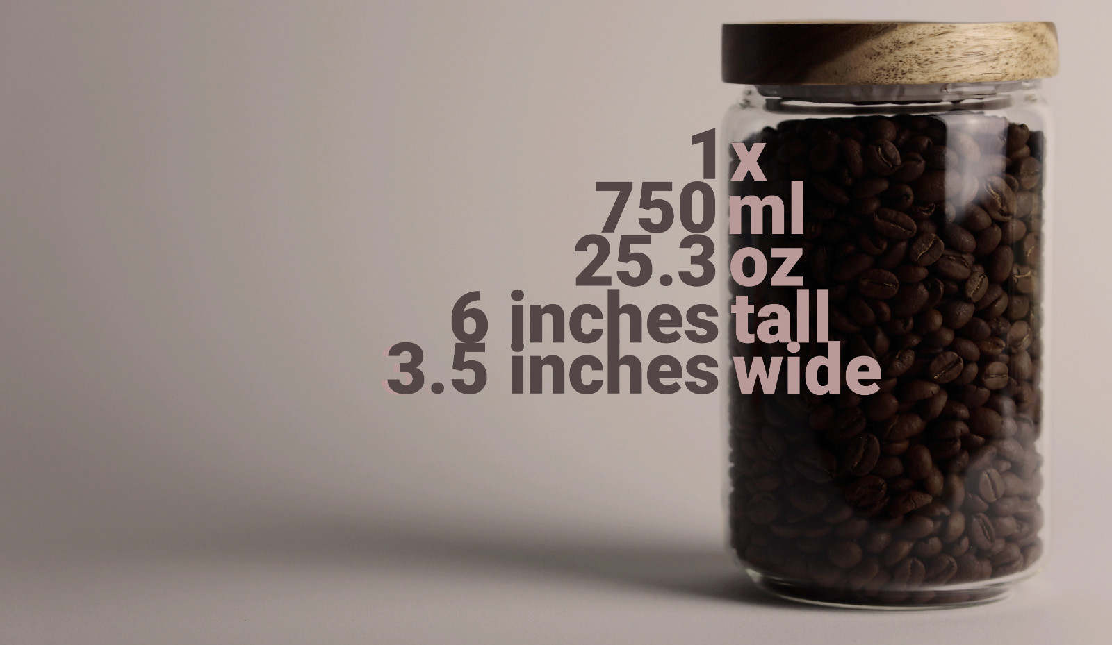 Borosilicate,Air Tight Glass Jars-Perfect for Coffee,Tea,Spices,Sour Dough start