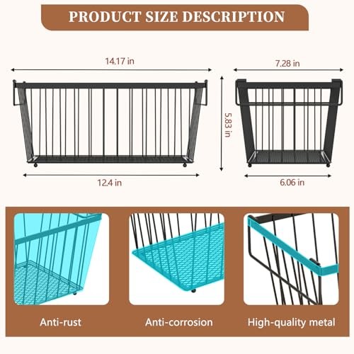 5 Pack Freezer Organizer Bins Stackable Chest Bins