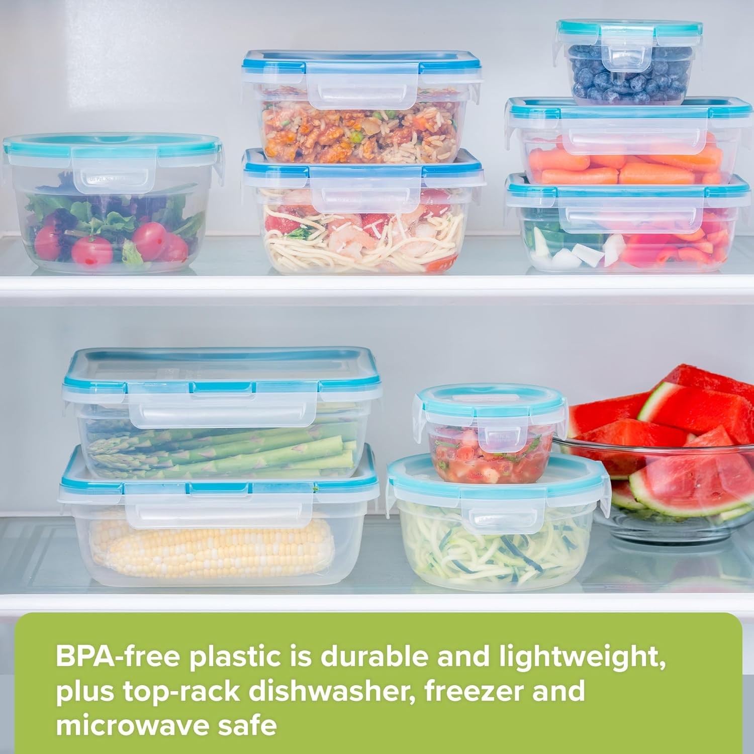 Snapware Plastic Total Solutions (10-Pack, Mixed Sizes) Food Storage Containers