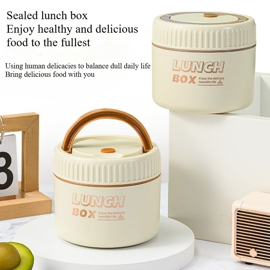 600ml stainless steel long-lasting insulation leak proof portable lunch box