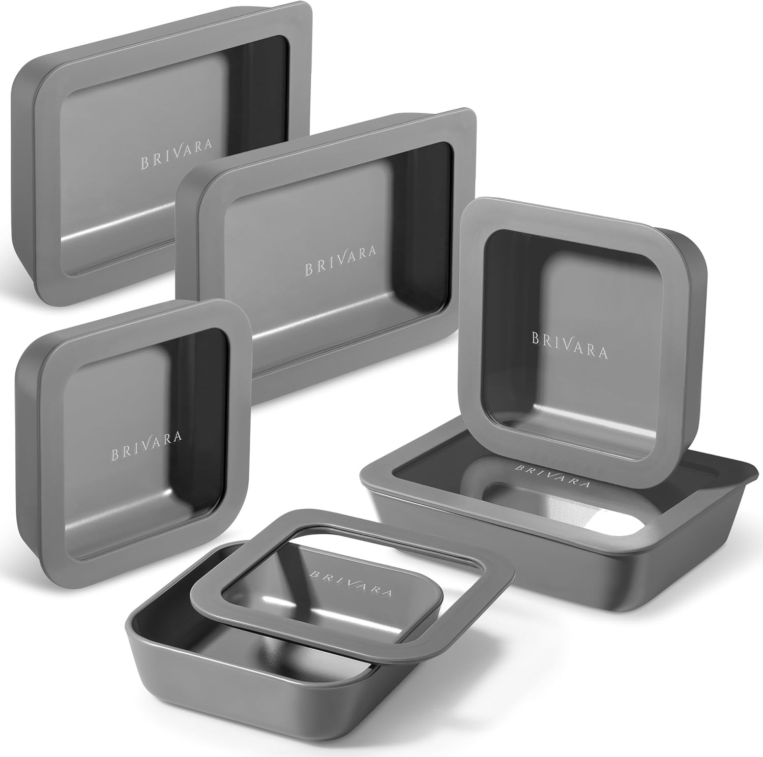Ceramic Coated Glass Food Storage Container | No PTFE, PFOA, PFAS, and BPA | Reu