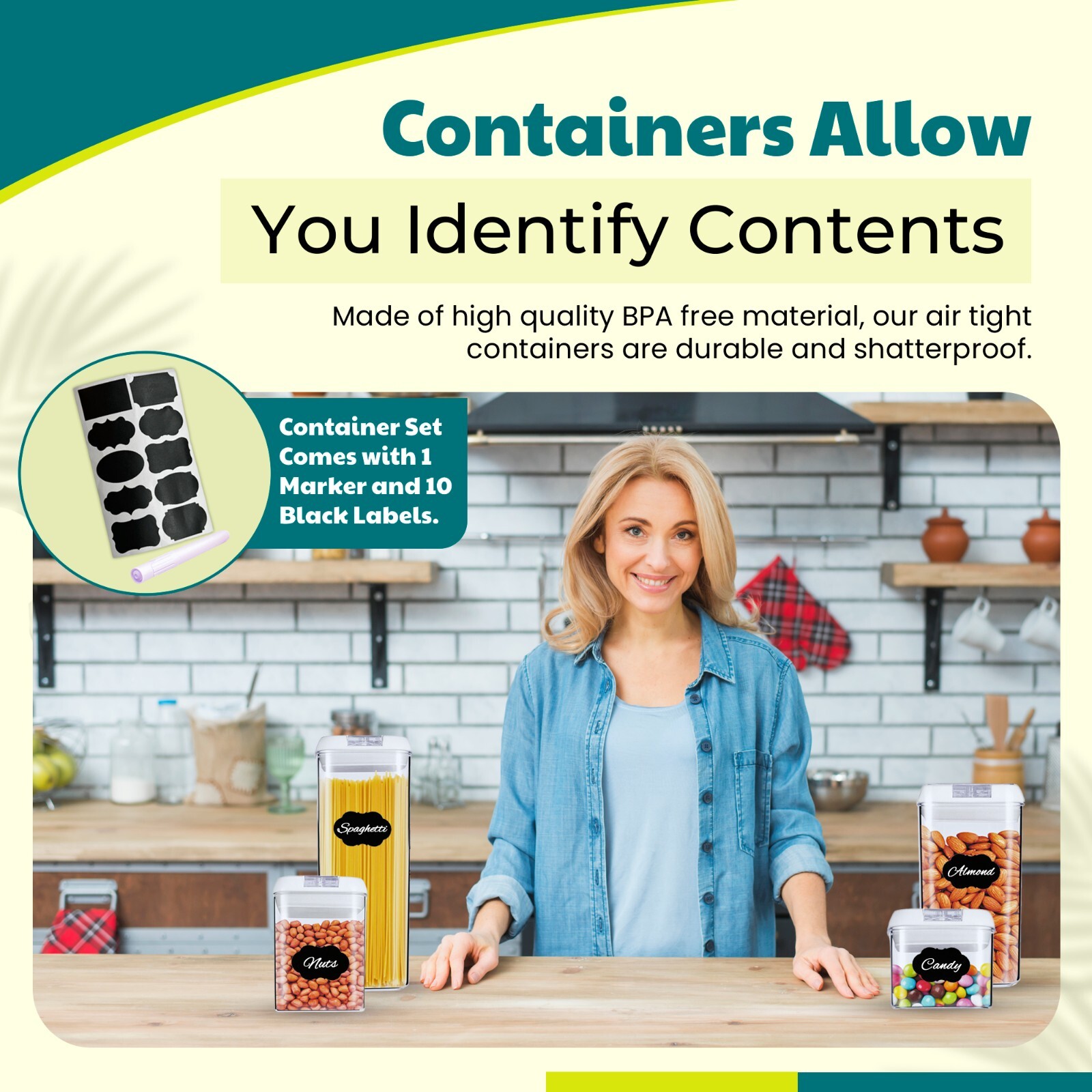 NextG Ideaz Airtight Food Storage Container and Organizer, Set of 7