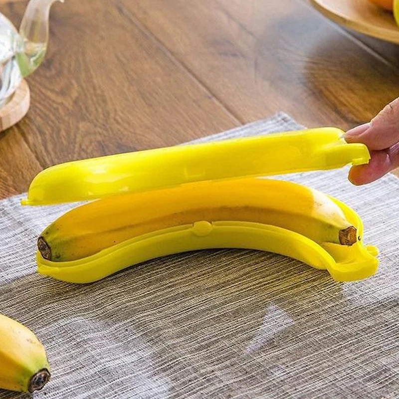 Banana Storage Box for Outdoor Travel Cute Case Protector Container Trip Lunch F