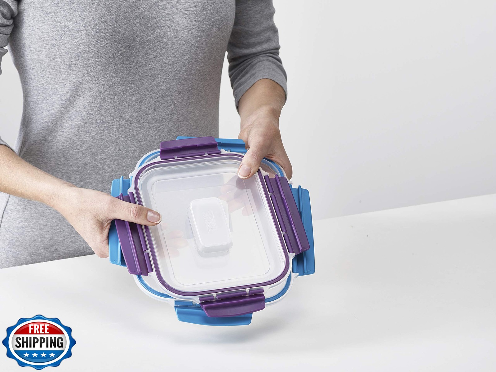 Joseph Joseph Nest Lock Plastic BPA Free Food Storage Container S