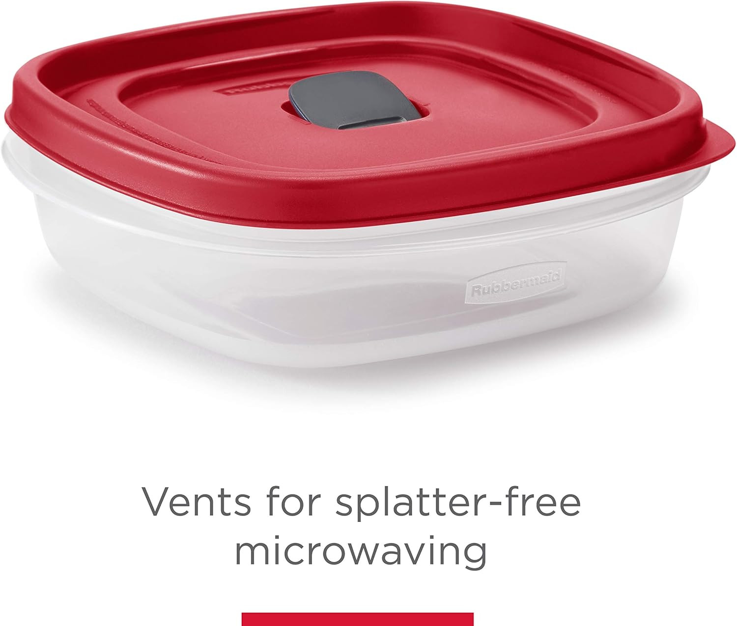16-Piece Bpa-Free Plastic Food Storage Set, Red Vented Lids – Microwave, Dishwas