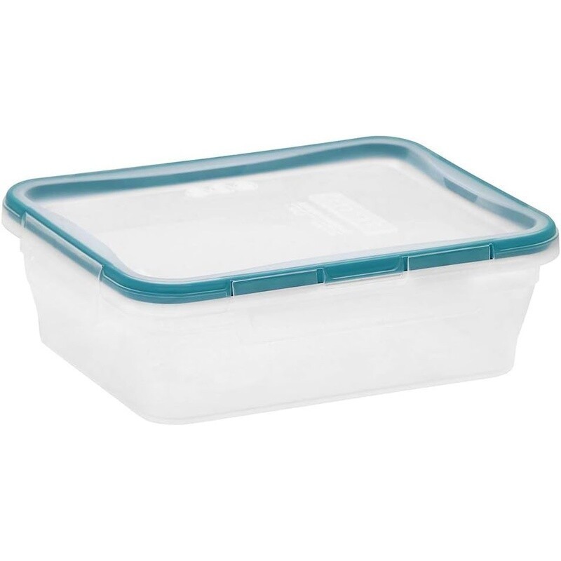 Plastic Food Storage Containers 8.5 Cup 3-Pack Airtight BPA-Free Microwave Safe