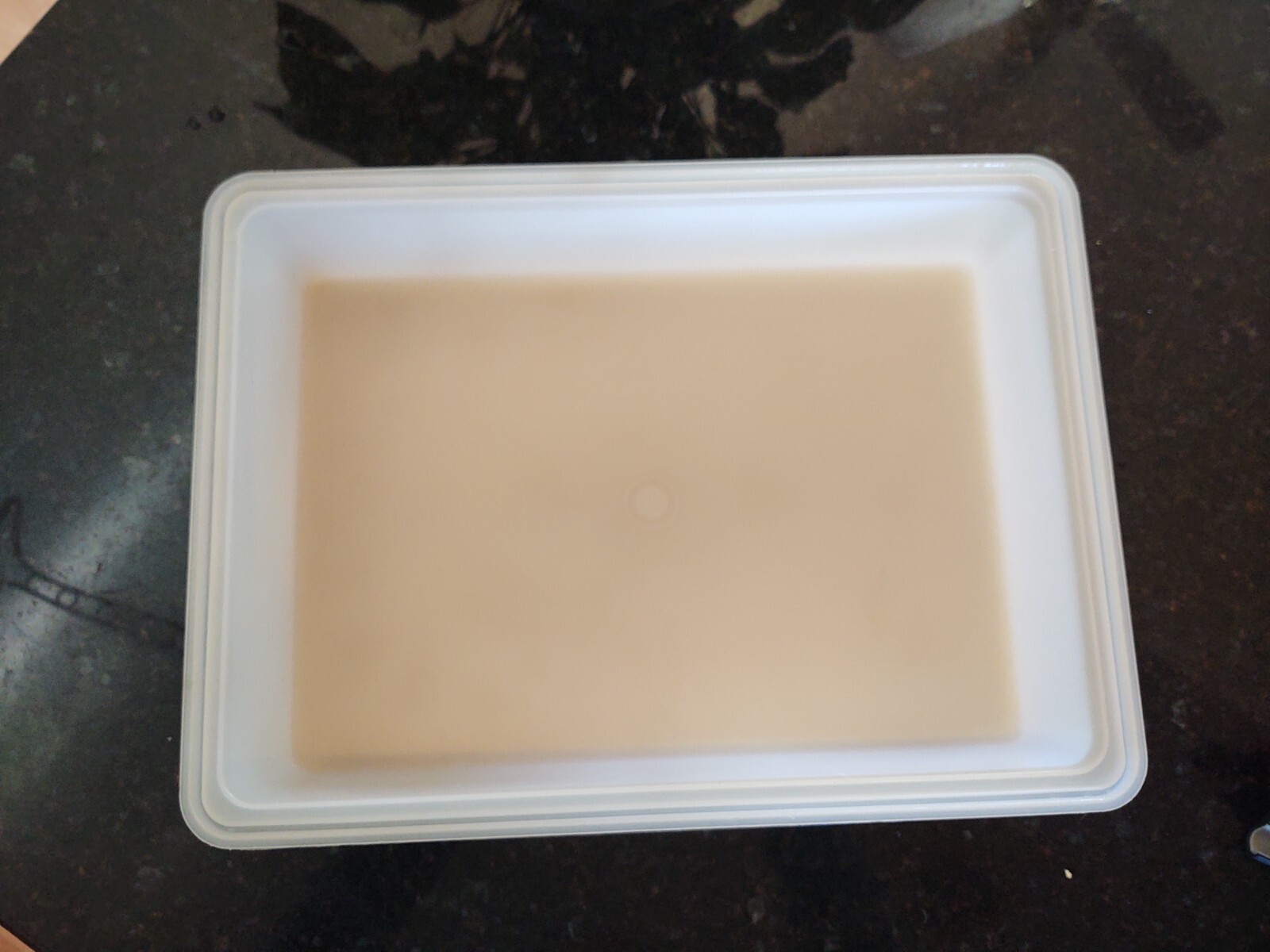 LARGE SHEET CAKE KEEPER CARRIER 3 PIECE SET 13 X 9 HARVEST GOLD TUPPERWARE