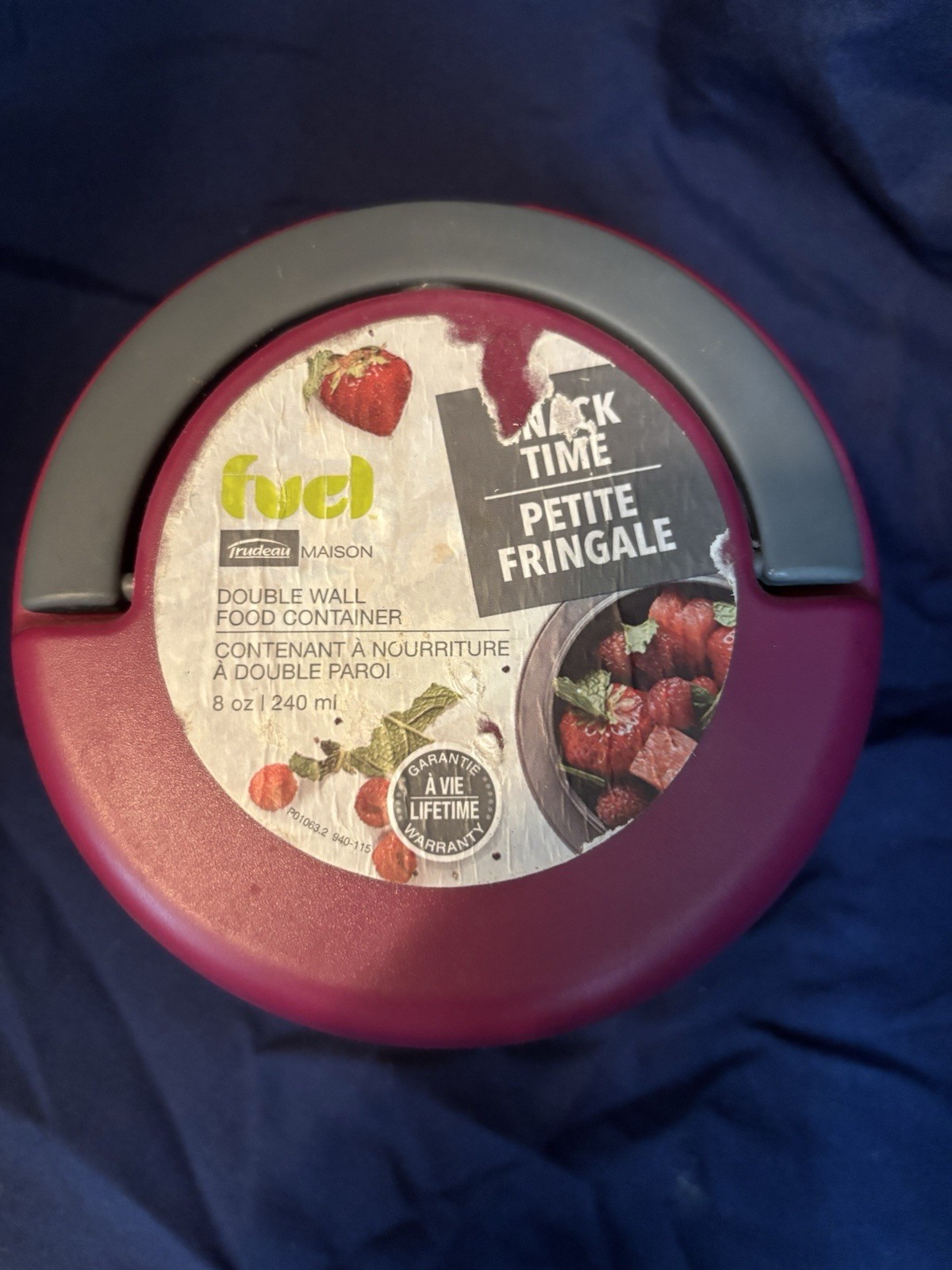 Fuel Snack Time Good Container Insulated Double Walled