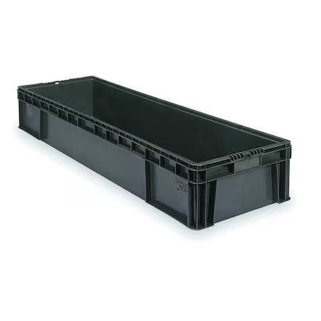 Buckhorn Sw4815080201000 Solid & Stackable Straight Wall Storage Container, 18