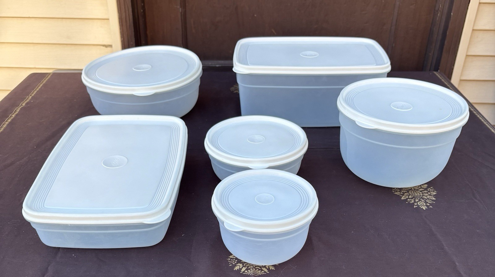 EMSA*Superline Storage Containers*Germany*12-pc (6-containers & 6-white Lids