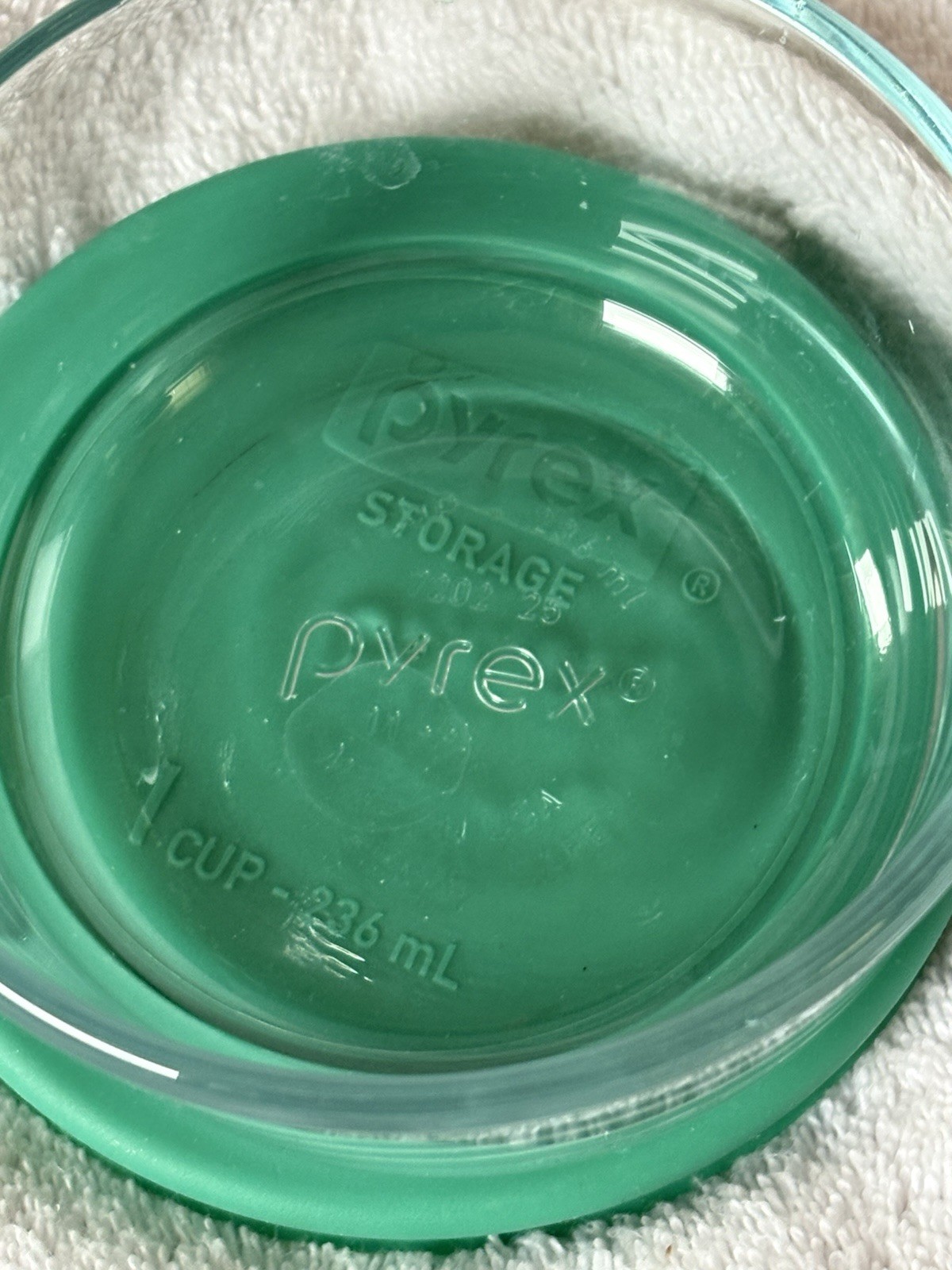Pyrex Clear Glass Storage Containers Set Of One 1 Cup And One 2 Cup With Lids