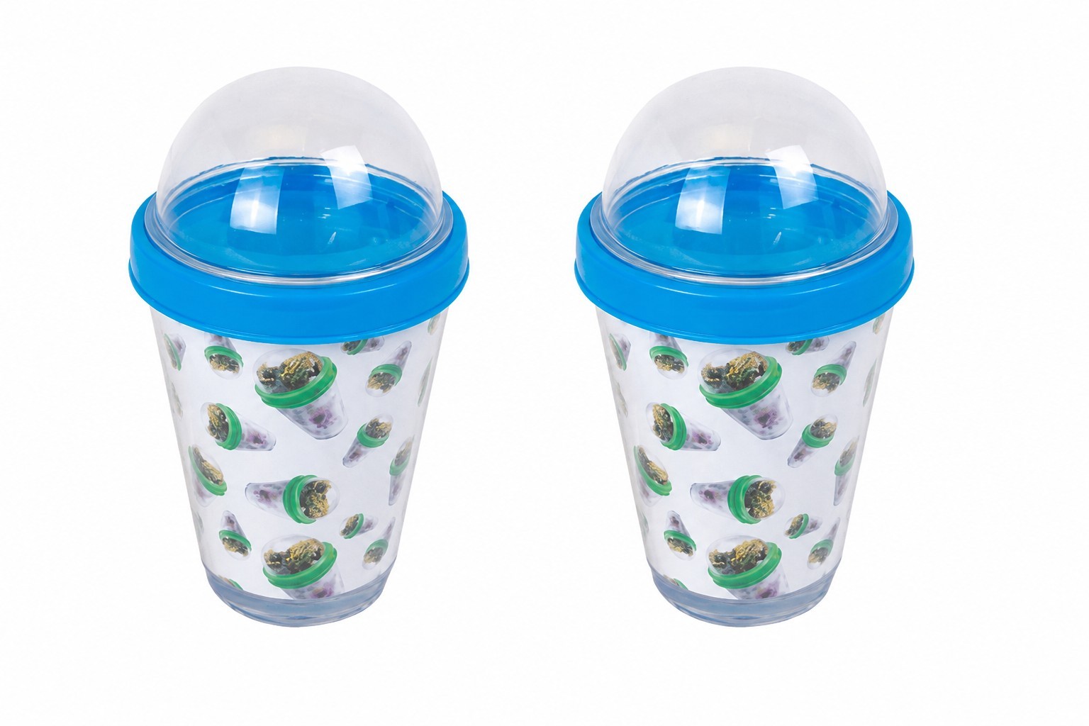 ⭐ Kolorae Yogurt & Granola Containers – Blue – 2 Pack – New