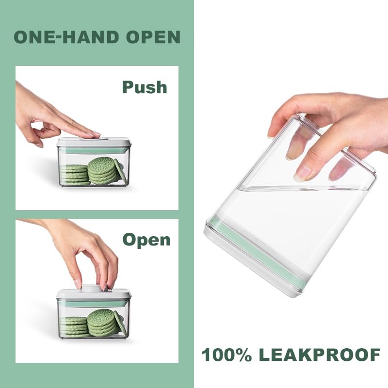 Ankou Airtight Food Storage Container Sets with Lids 6Pcs Pop 6 Pcs Set