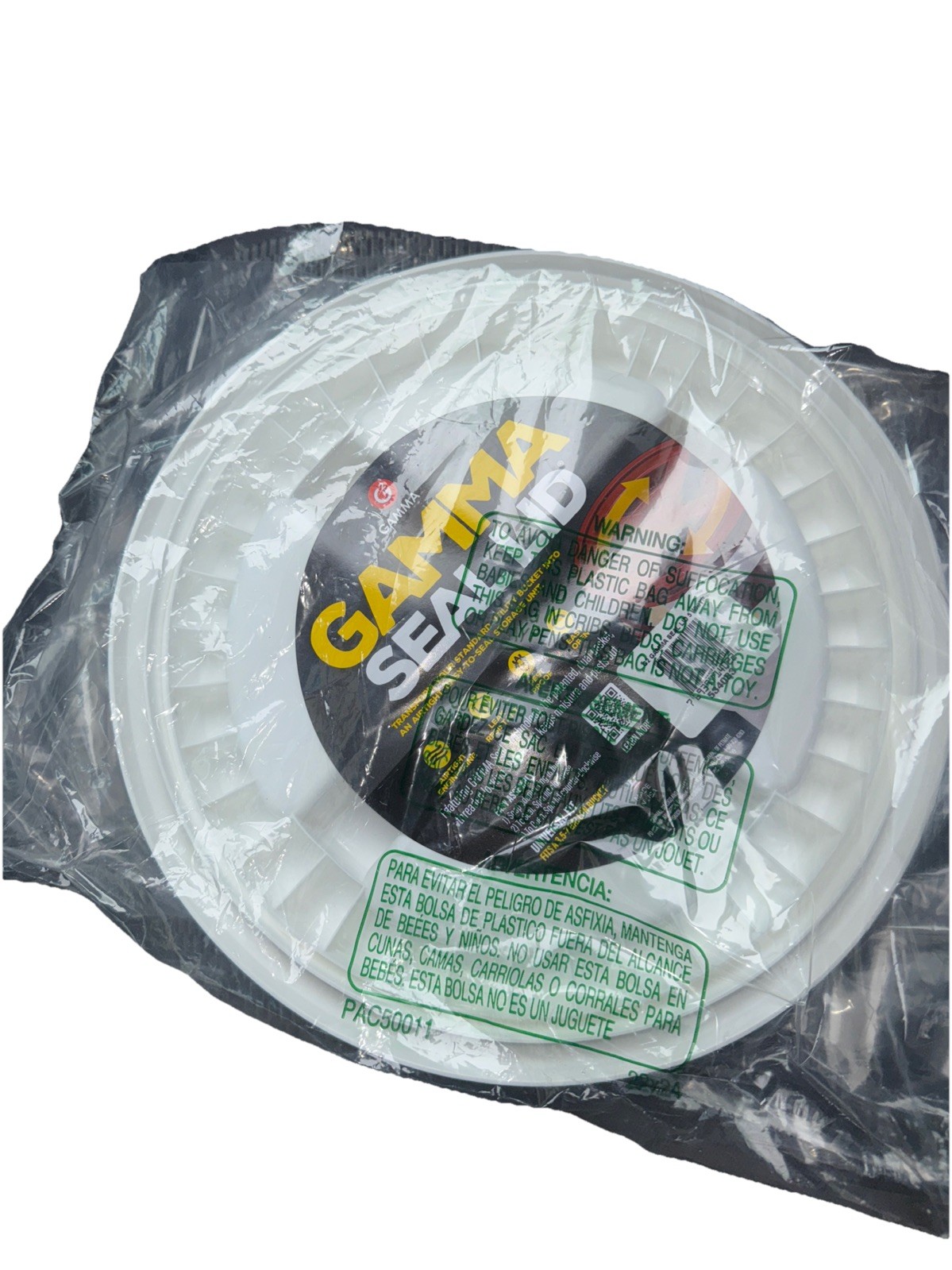 Seal Lid White Gamma 1 Count By Gamma Plastics