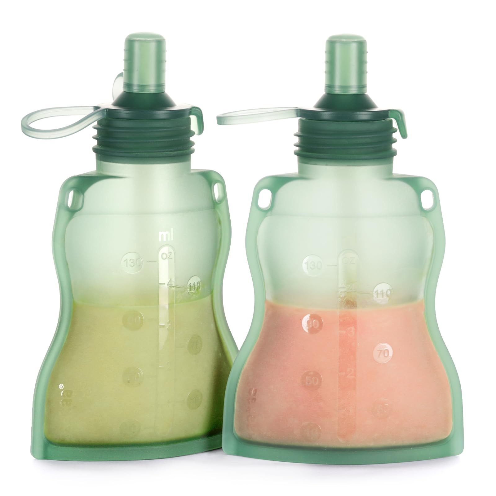 haakaa Yummy Pouch Reusable Baby Food Pouch, Reusable Pouches for Toddlers Ki…