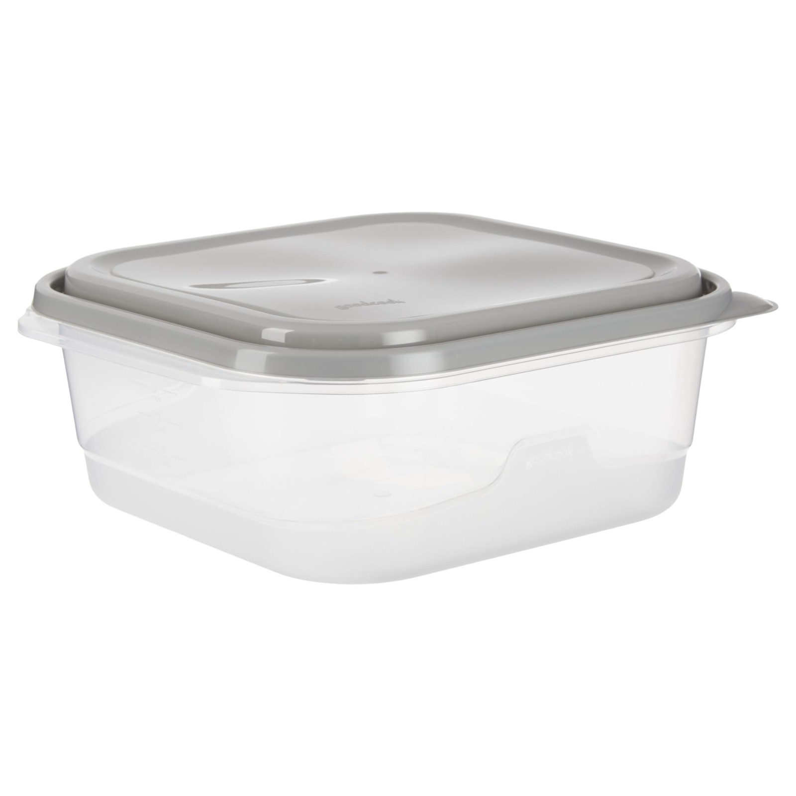 EveryWare Extra Large Square Food Storage Container, 2 Pack, BPA Free