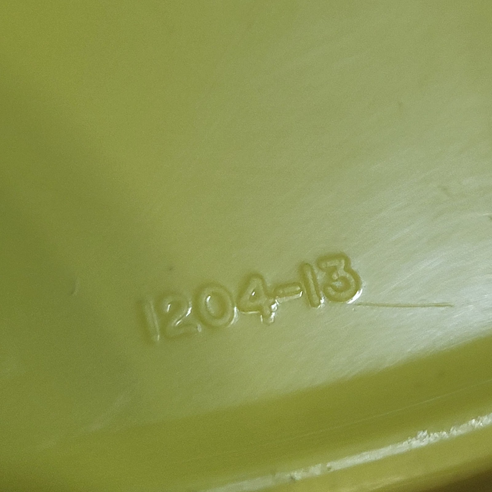 Vintage Tupperware Yellow Round Servalier Storage Container 1204-13 Lid 1205-5